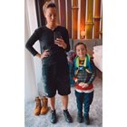 Силвия Петкова заведе 5-годишния си син на фитнес