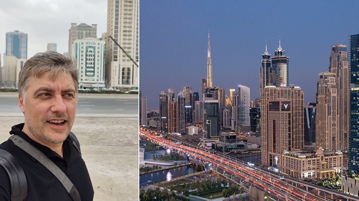 Владо Карамазов почти сгазен на магистрала в Дубай