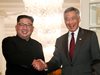Ким Чен Ун благодари на Ли Сян Лун за организирането на срещата с Тръмп (Снимки)
