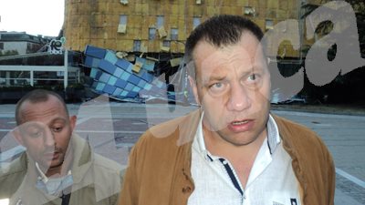 Областният управител на Благоевград Бисер Михайлов на мястото на инцидента СНИМКА: Тони Маскръчка