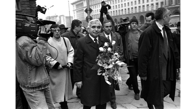 Желю Желев напуска президентството на 22 януари 1997 г.
СНИМКА: ИВАН ГРИГОРОВ


