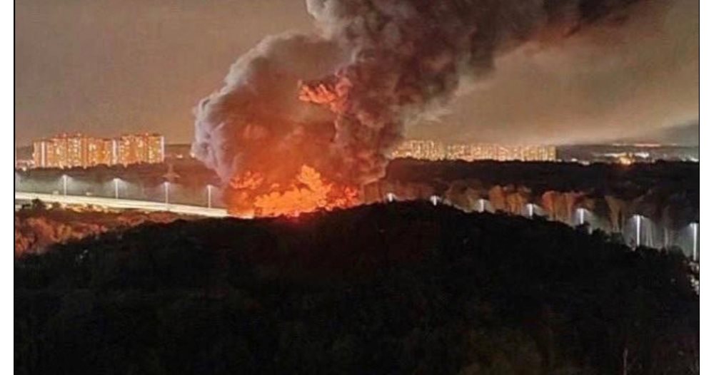 Fire Breaks out in Odintsovo Warehouse near Moscow with No Casualties Reported