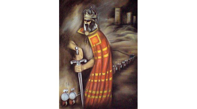 КИЧ: Македонците са нанарисували цар Самуил с герба на новата си държава.