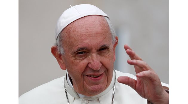 Папа Франциск във Ватикана СНИМКА: Ройтерс