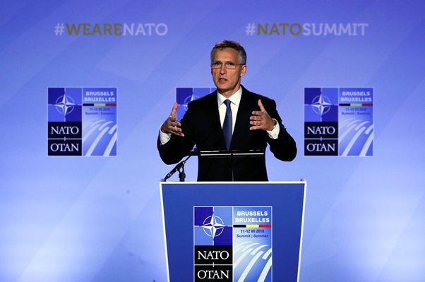 Генералният секретар на НАТО Йенс Столтенберг СНИМКА: Ройтерс