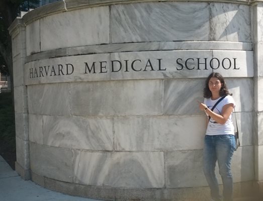 2016 г.: Росица пред Harvard medical school