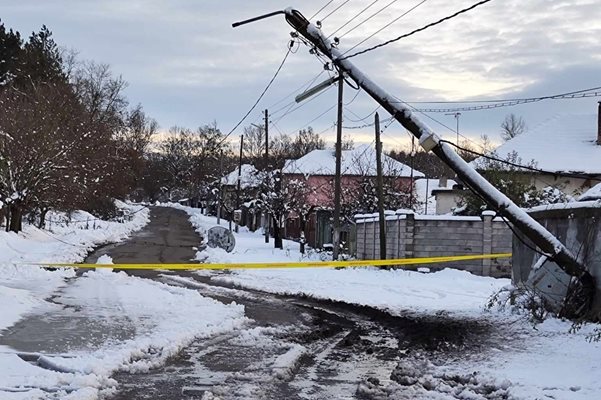 Повечето села в община Монтана бяха без ток.
Снимка: Камелия Александрова