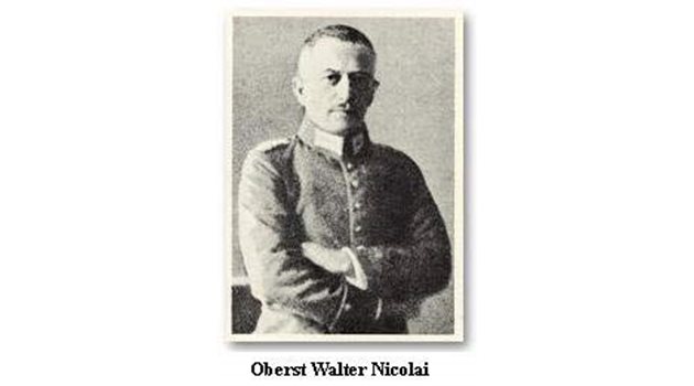 Шефът на военното разузнаване на Германия полк. Валтер Николай до последно отказвал да вербува Мата Хари и дори след това твърди, че е било грешка.