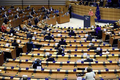 Plenary of the EP in Brussels PHOTO: Reuters