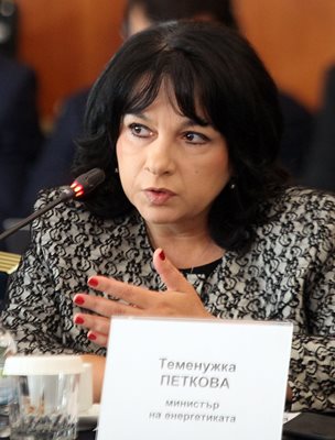 Теменужка Петкова, министър на енергетиката в оставка