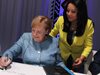 Меркел написа върху масата на български “Сичко наи хубаго!” (Обзор и галерия)