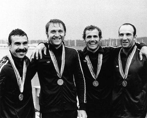 На олимпиадата в Москва с бронзовия медал и колегите от щафетата
