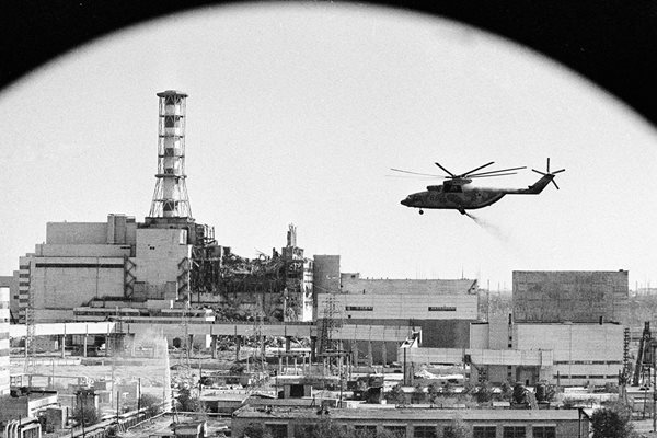 Чернобил - взривеният реактор