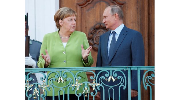Срещата на Путин с канцлера на Германия Ангела Меркел