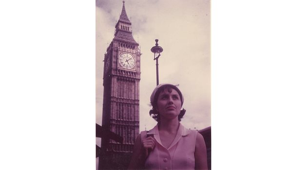 Лиляна Стефанова в Лондон през 1967 г.