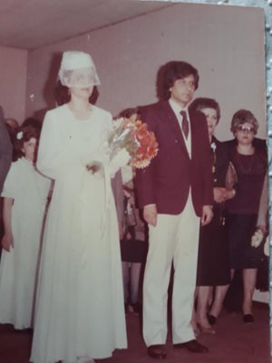 Сватбата на Панайот Панайотов с Емилия, на която посвещава песента "Шопкиня"