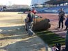 Започна поставянето на тревата на Градския стадион в Русе (Снимки)