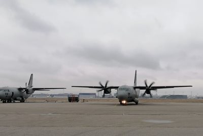 Военновъздушните сили на България са осигурили 5 полета в помощ на спасителните дейности в Турция СНИМКА: АРХИВ