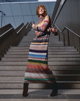 Трикотажна рокля от "Мисони". Снимка Ройтерс