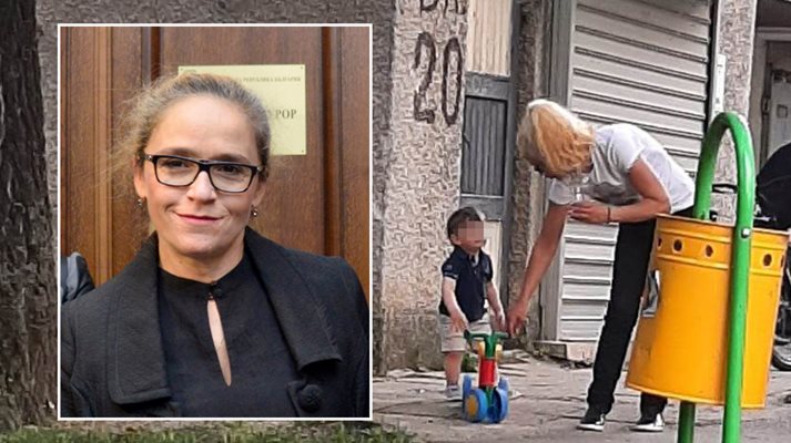 Десислава Иванчева е уловена от папараците да разхожда детето пред дома си
Снимка: България днес