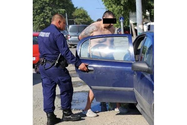 Атанас Ж. е бил арестуван в кв.Комлука. Снимка: ОД МВР Бургас