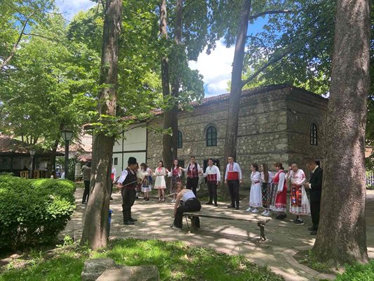 На снимачната площадка в стария град