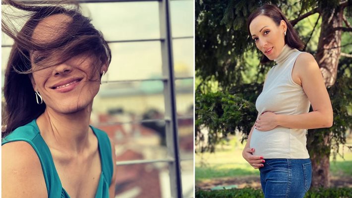 Бременната Искра Донова не спира сладкото