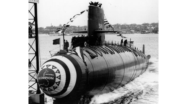 Най-добрата американска ядрена подводница "Скорпион" изчезна през 1968 г.