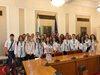 Цветанов посрещна в Народното събрание ученици от Шумен