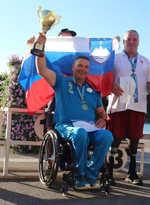 Словенецът Рудолф Центрих е шампион за инвалиди
