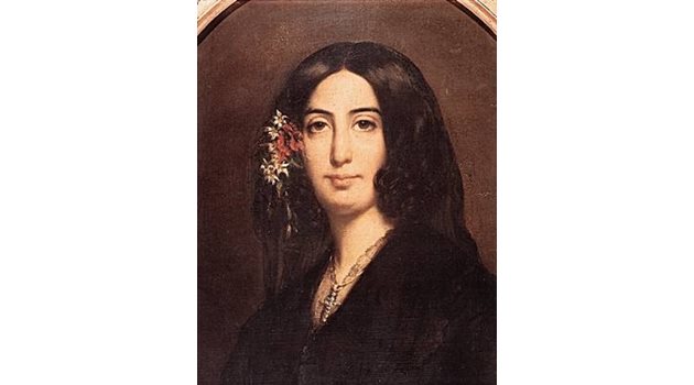 портрет на Санд от Огюст Шарпантие, Мюзе де ла ви романтик, Париж
