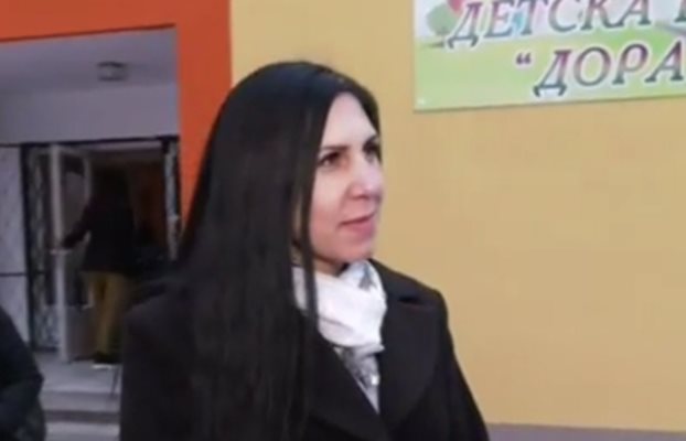 Обвинената в насилие учителка г-жа Иванова СНИМКА: NOVA