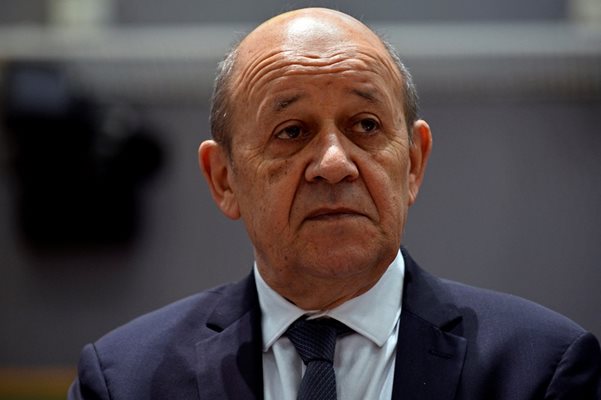 Френският министър на външните работи Жан-Ив льо Дриан СНИМКА: Ройтерс