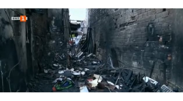 Щети от пожара в Бургас
Кадър: БНТ