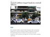 Въоръжени крадци са нападнали банка в центъра на Атина