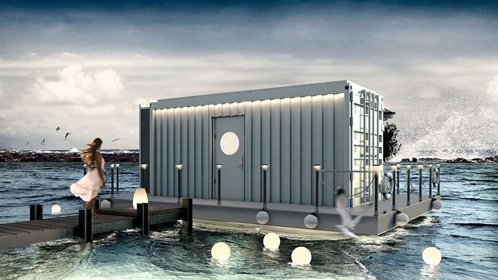 Да живееш в плаващ контейнер - проект на арх. Христо Тритаков и арх. Милица Кирева от студио Mess