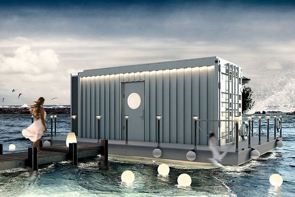 Да живееш в плаващ контейнер - проект на арх. Христо Тритаков и арх. Милица Кирева от студио Mess