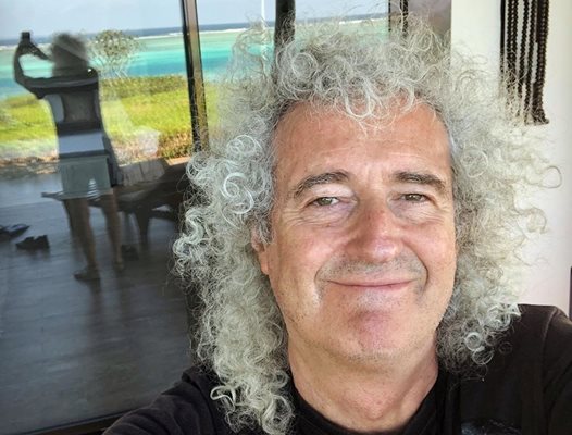 Китаристът на Queen Брайън Мей е получил инсулт
 СНИМКИ: Инстаграм/brianmayforreal