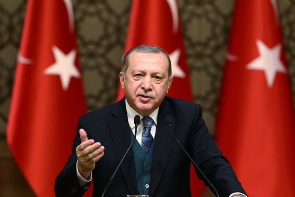 Президентът на Турция Реджеп Ердоган Снимка: Ройтерс