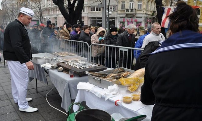 Печена риба.