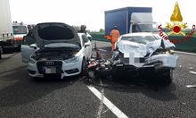 Българин загина в катастрофа на магистралата Милано-Торино, 6-ма са ранени