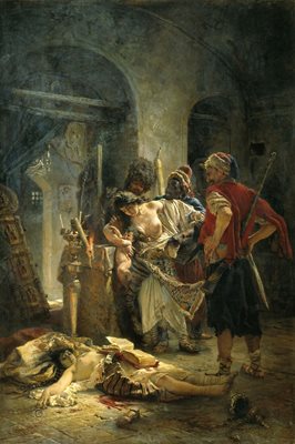 Картината „Българските мъченици“ е дело на руския художник Константин Маковски