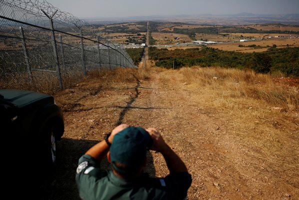 Оградата по българо-турската граница СНИМКА: Архив