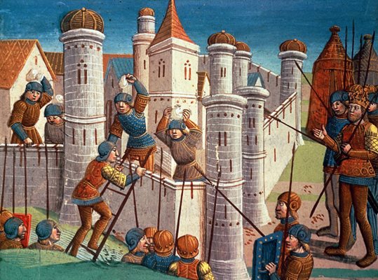 Падането на Константинопол, картина от 1499 г.