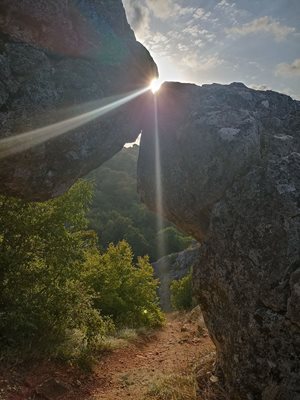 Природният феномен Целувката
Снимка: Гергана Моллова