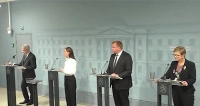На брифинг за "Северен поток" финландски министър припадна (Видео)
