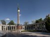 Заляха с черна боя паметник на съветските воини в центъра на Виена