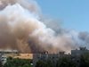 Пожар гори в близост до жилищни сгради в Плевен (Видео)