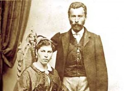 Иван Ведър със съпругата си