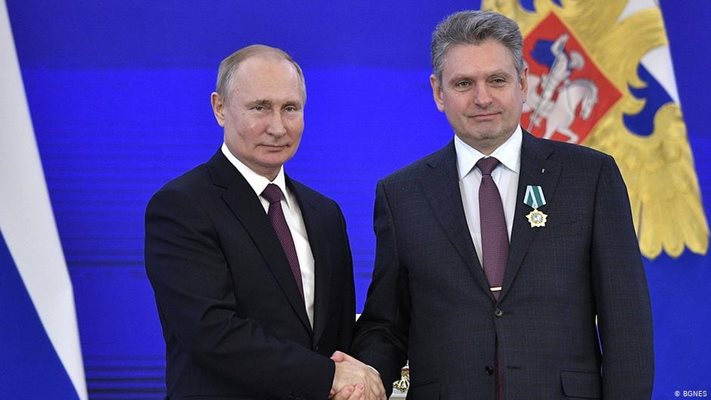 Николай Малинов пътува до Москва, където Путин го награди с орден